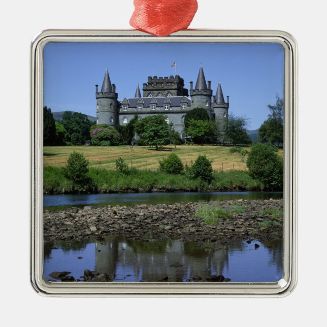 Inverary Castle, Strathclyde, Schottland Ornament Aus Metall (Vorne)