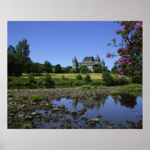 Inverary Castle, Strathclyde, Schottland Poster