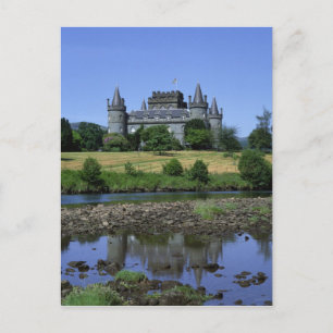 Inverary Castle, Strathclyde, Schottland Postkarte