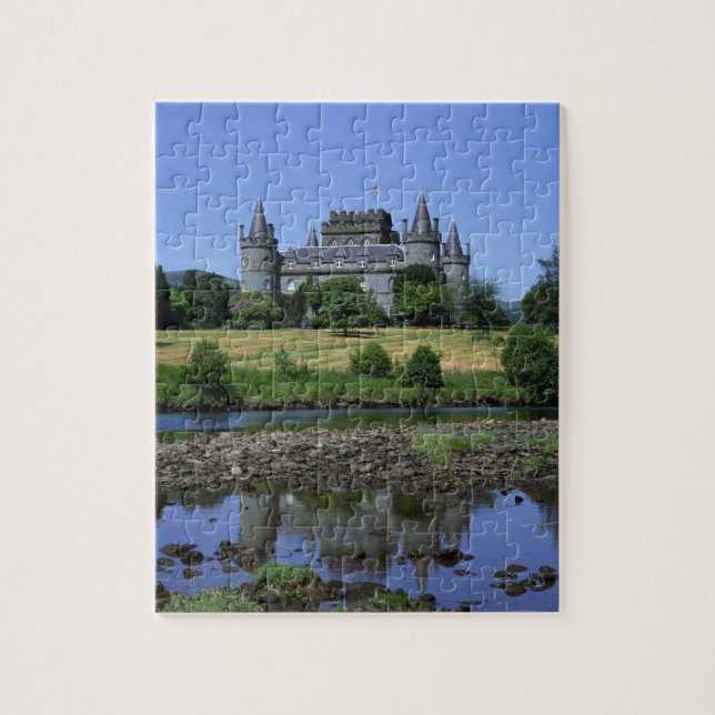 Inverary Castle, Strathclyde, Schottland Puzzle (Vertikal)