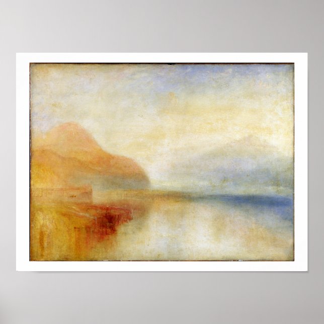 Inverary Pier, Loch Fyne, Morning, c.1840-50 (Öl) Poster (Vorne)