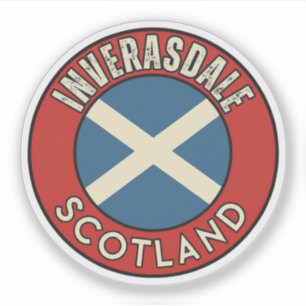 Inverasdale, Schottland Aufkleber