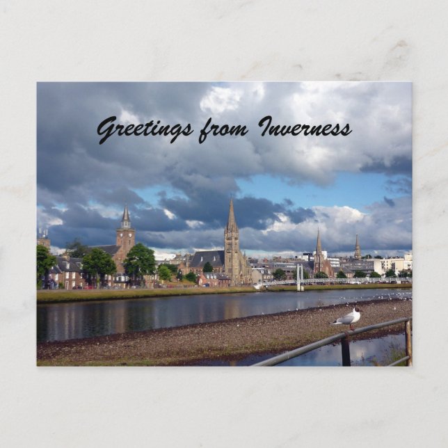 Inverness Gruß Postkarte (Vorderseite)