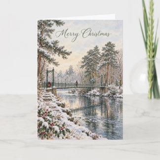 Inverness Ness Islands Weihnachten Aquarell