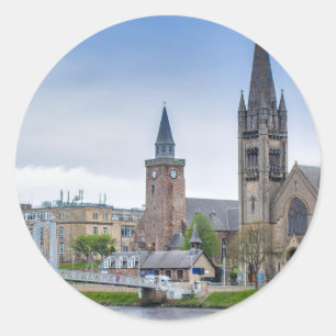 Inverness Runder Aufkleber