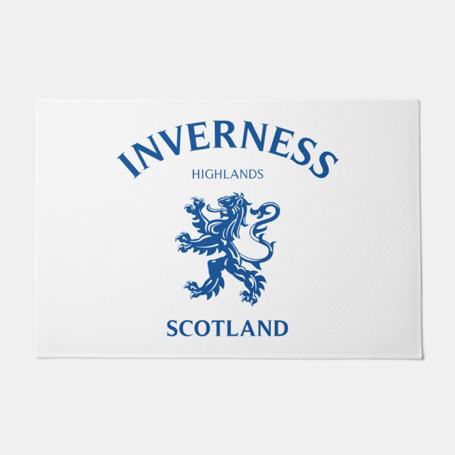 INVERNESS Schottland Fußmatte (Vorderseite)