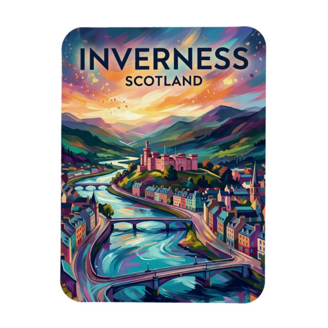 Inverness Schottland Magnet (Vertikal)