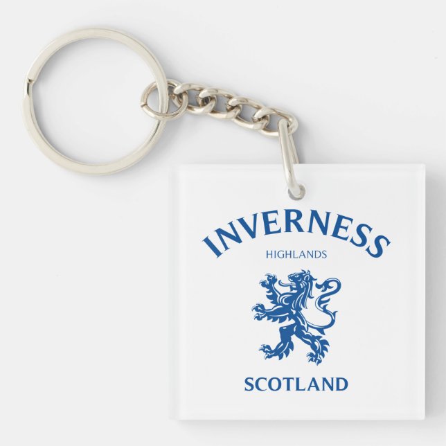 INVERNESS Schottland Schlüsselanhänger (Vorderseite)