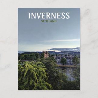 Inverness, Schottland, Sicht auf den britischen Ab Postkarte