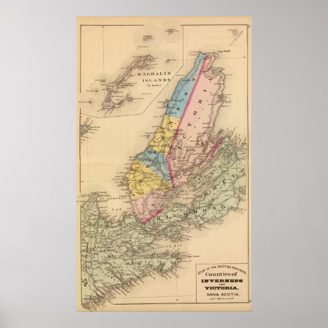 Inverness, Victoria Landkreises, NS Poster (Vorne)