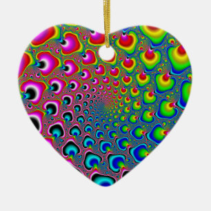 Inverse Spirale Keramik Ornament