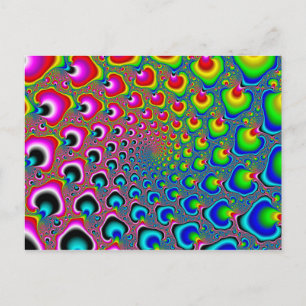 Inverse Spirale Postkarte