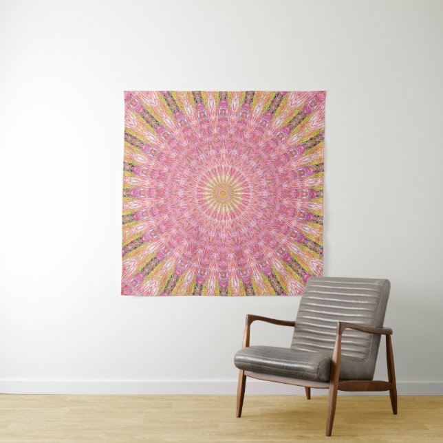 Invert Wasser Mandala Wandteppich (Beispiel)