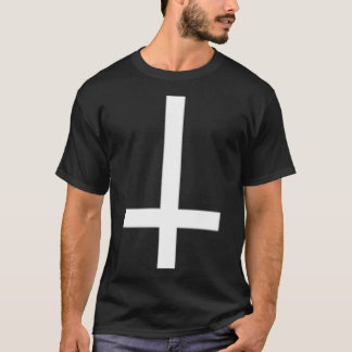 Inverted Cross  Satan Lucifer Demon Fun T  Decent  T-Shirt
