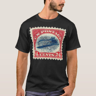 Invertierte Jenny-Briefmarke Briefmarkensammler P T-Shirt