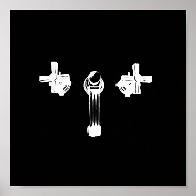 Invertierter Wasserhahn Poster (Vorne)