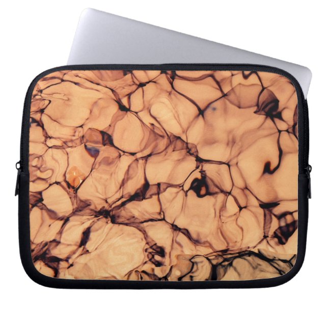 Invertiertes glasklares Wasser Laptopschutzhülle (Vorderseite)