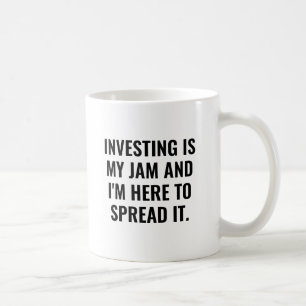 Investing ist mein Jam Funny Stock Market Investor Kaffeetasse