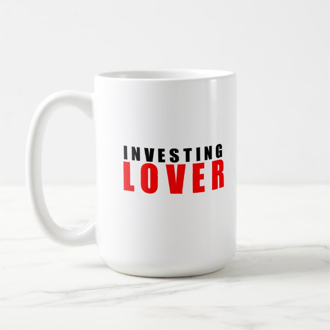 Investitionsliebhaber Kaffeetasse (Links)