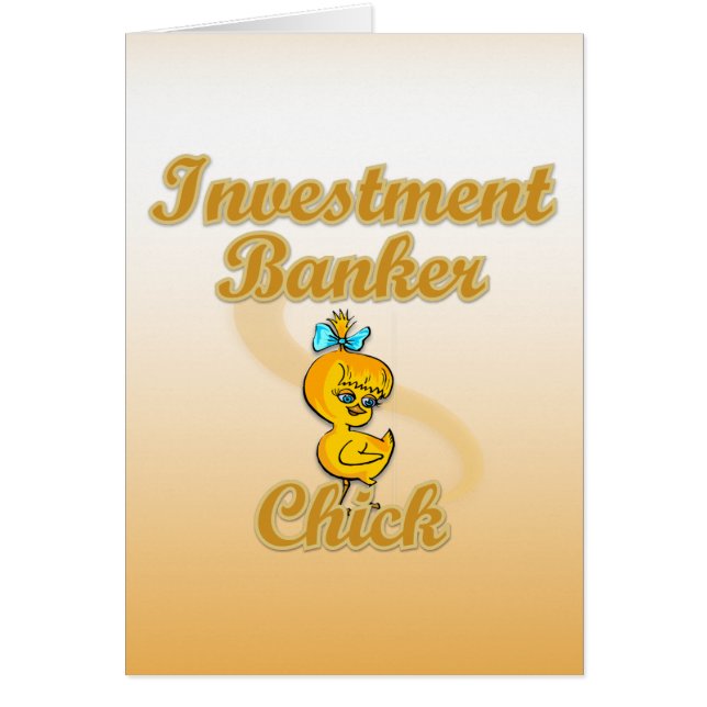 Investmentbank Chick (Vorne)