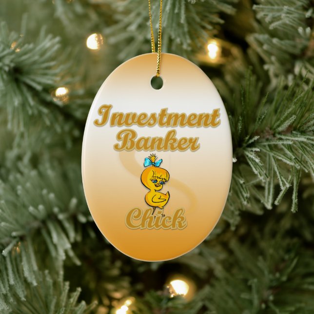 Investmentbank Chick Keramik Ornament (Baum)