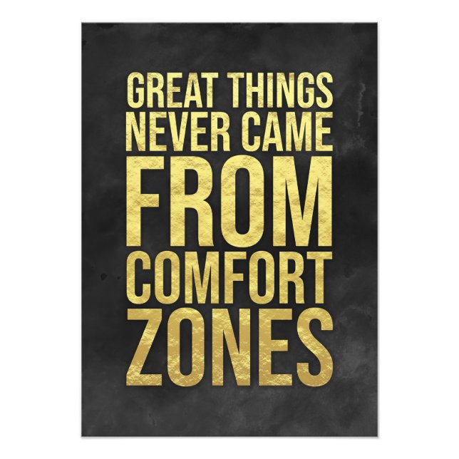 Investor Comfort Zones Fotodruck (Vorne)
