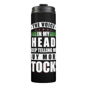 Investor In My Head Buy More Lagerbestände Thermosbecher