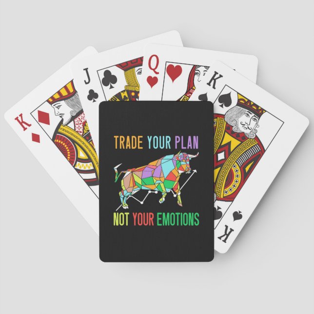 Investor Trade Your Plan Spielkarten (Rückseite)
