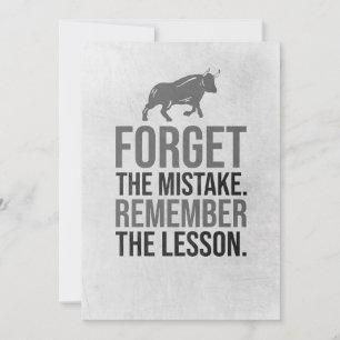 Investor Vergiss den Fehler Einladung