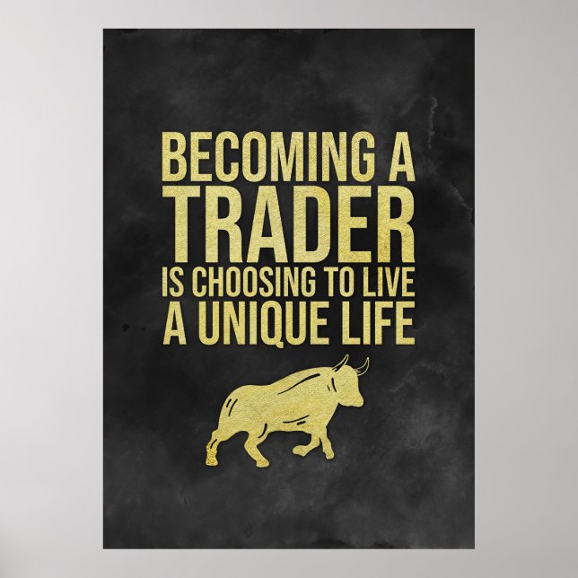 Investor wird Händler Poster (Vorne)