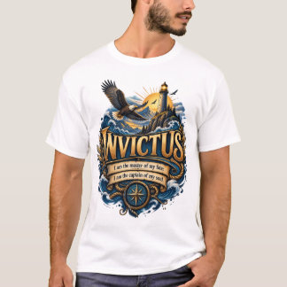 Invictus Herr meines Schicksals Inspirierende Kuns T-Shirt
