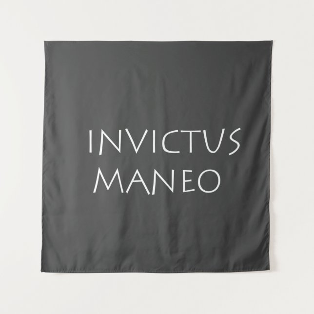 Invictus maneo wandteppich (Vorderseite)