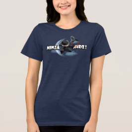 Invincible Ninja Kidz | Women Tri-Blend Shirt