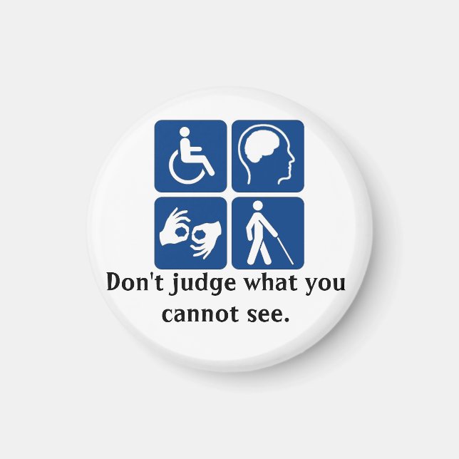 Invisible Handicap Magnet (Vorne)