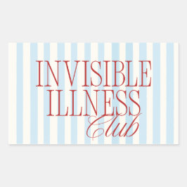 'Invisible Illness Club' Cute Spoonie Sticker