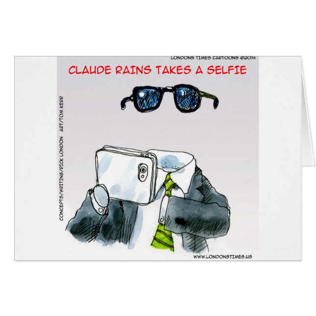 Invisible Selfie Funny (Vorderseite (Horizontal))