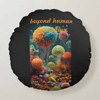 Invisible Worlds: 80 Million Bacteria T-Shirt Rundes Kissen