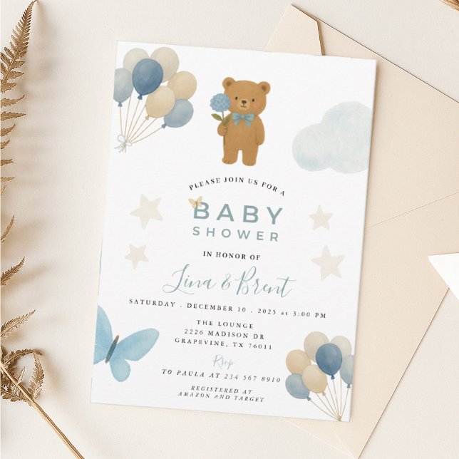 Invitación a Baby Shower de Teddy Bear Einladung (Von Creator hochgeladen)