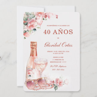 Invitación de 30 Años Mujer Einladung