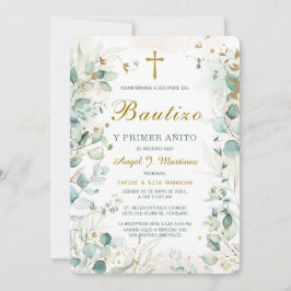 Invitación de Bautizo Y Primer Añito Einladung