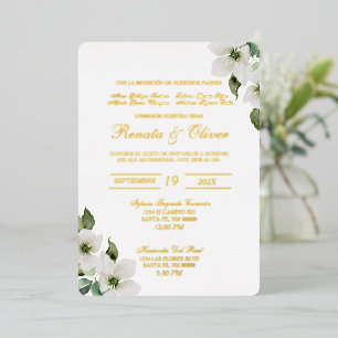 Invitación de boda folieneinladung