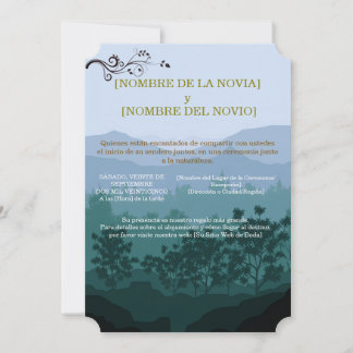 Invitación de Boda Rústica Elegante Einladung