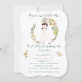 Invitación de Comunión CRISTINA Einladung