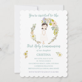 Invitación de Comunión CRISTINA Einladung