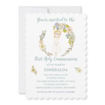 Invitación de Comunión ESMERALDA