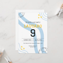 Invitación de cumpleaños Argentina Einladung