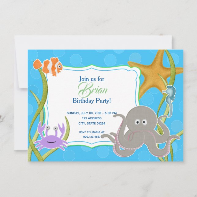 Invitación de Cumpleaños - Fiesta Bajo EL Mrz Einladung (Vorderseite)