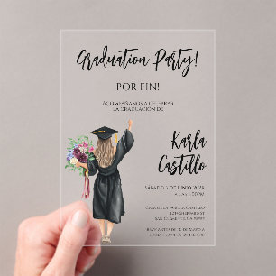 Invitacion de Graduacion Acryleinladungen