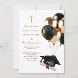 Invitación de Graduación y Confirmación Einladung
