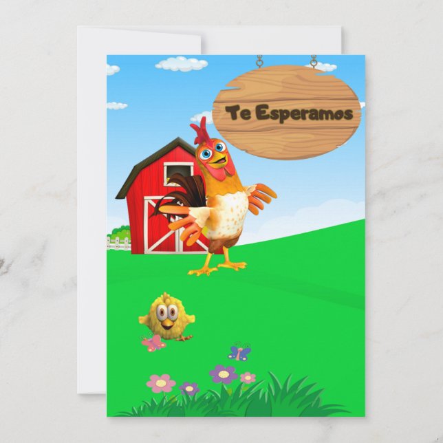 INVITACION DE NIÑO EINLADUNG (Rückseite)